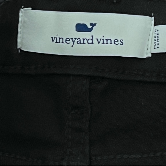 Vineyard Vines Black Denim Classic 5 Pocket Jeans Straight Leg Stretch Women 32 - Picture 6 of 9